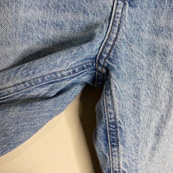 Agolde Riley High Rise Straight Crop Jeans - Blur Sz 26 - Picture 7 of 14